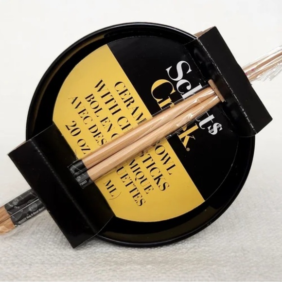 Rose Apothecary Schitts Creek Ramen Bowl with Chopsticks - Picture 5 of 7